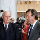 King Harald is greeted by Dr. Noseworthy, CEO and President of the Mayo Clinic (Photo: Urd Berge Milbury)